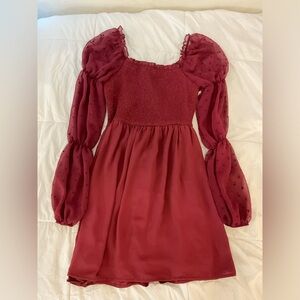 Macy’s, XS women’s, dark red